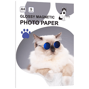 PAPEL MAGNETICO A4 5 hojas 