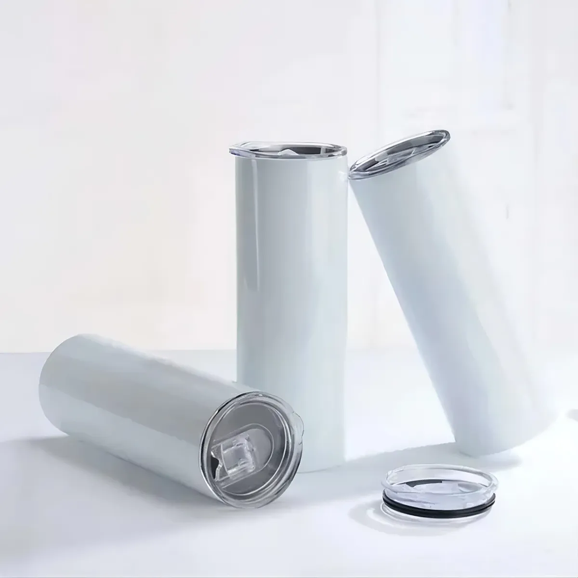 Vasos tumbler incluye bombilla metalica y caja individual 3