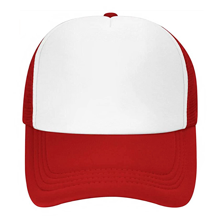 Gorro Malla Poliester Sublimación ADULTO BLANCO/COLOR 2