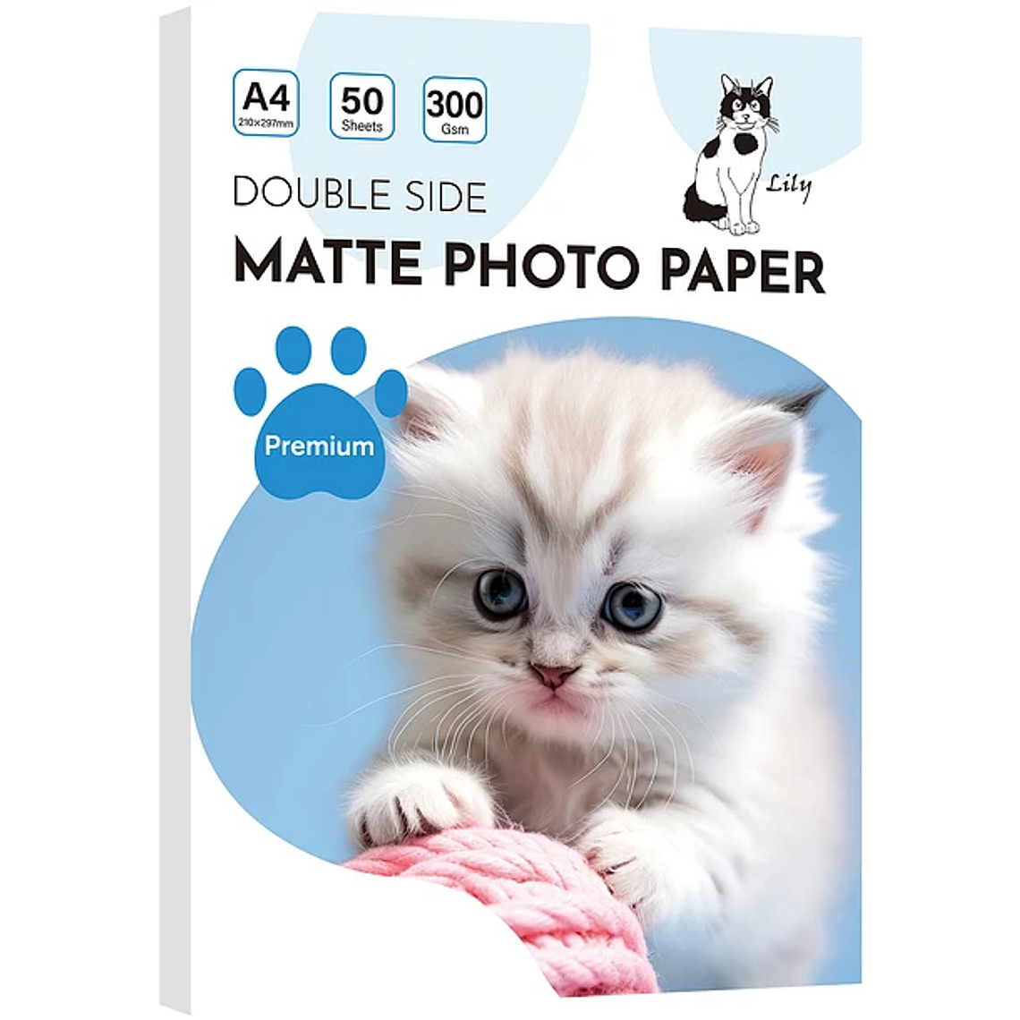 Papel Matte A4 300 doble cara 50 hojas 1