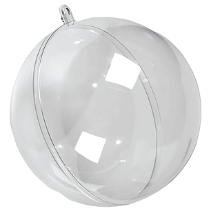 Esfera acrilica 8cm transparente desde 10unid