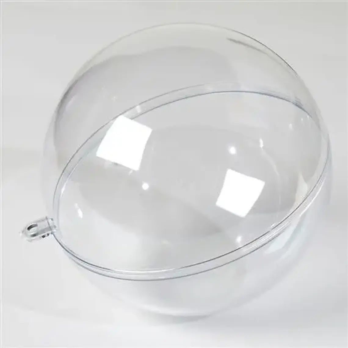 Esferas acrilica  transparente 8cm  por mayor (por embalaje de 500 unidades) 1