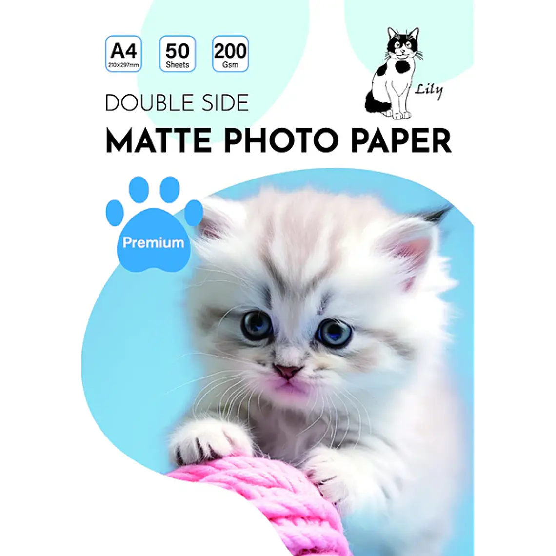 PAPEL FOTO MATTE DOBLE FAZ 200gr A4 50 HOJAS 1