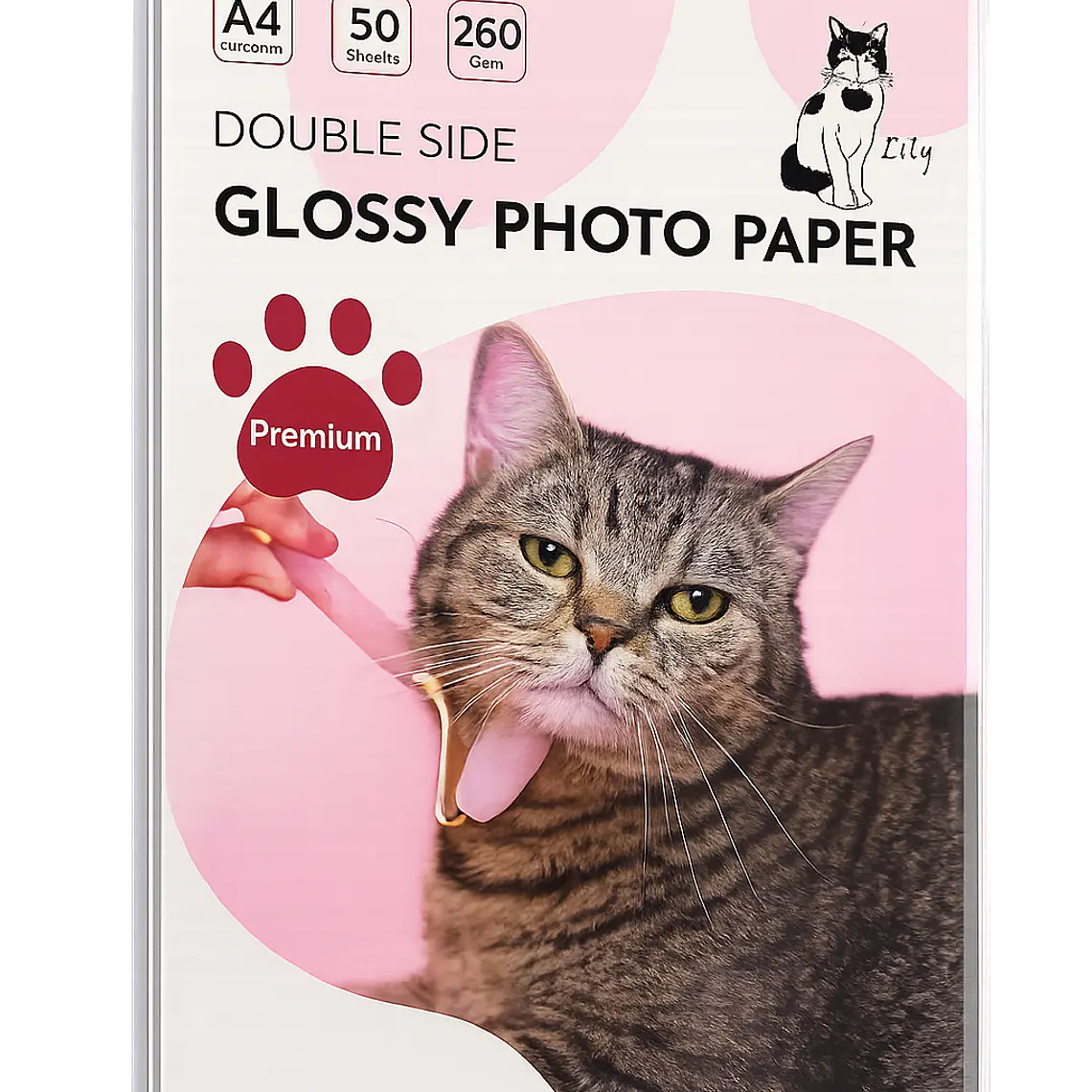 PAPEL FOTO GLOSSY DOBLE FAZ 260gr A4 50 HOJAS 1