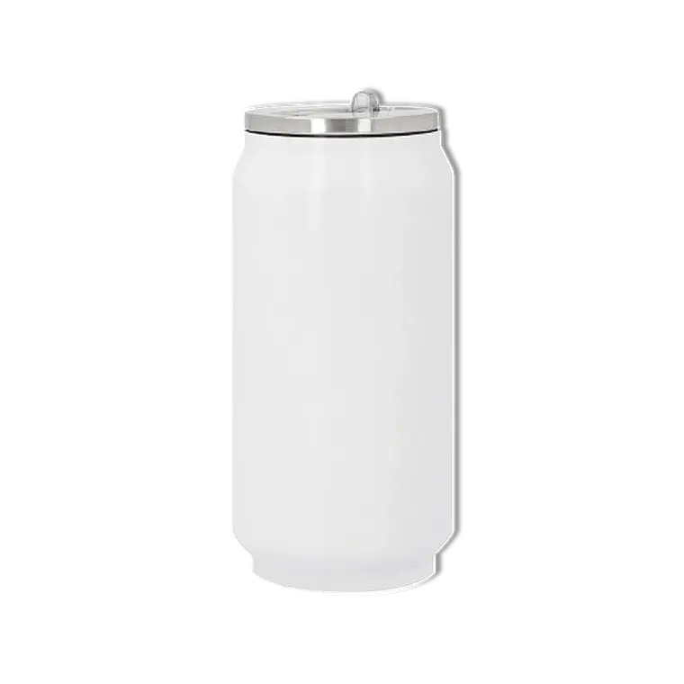 Lata Térmica Acero Inoxidable sublimacion blanca 3