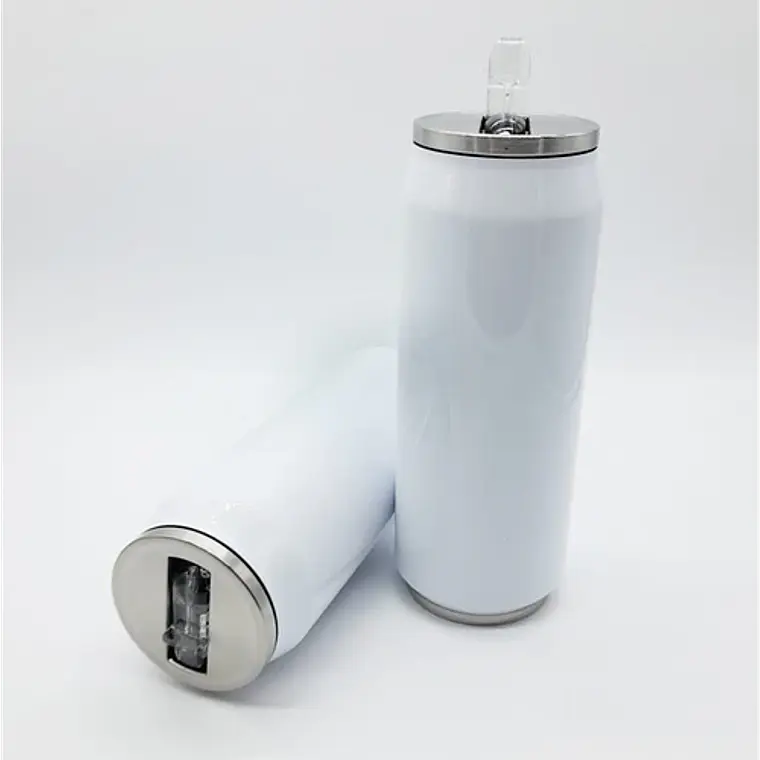 Lata Térmica Acero Inoxidable sublimacion blanca 1