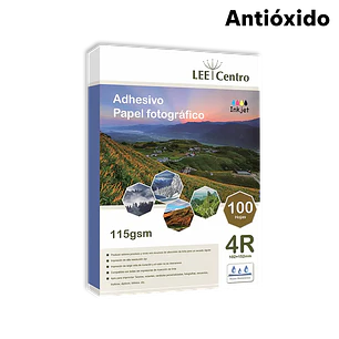 PAPEL FOTO ADHESIVO 4R 115gr 100 HOJAS