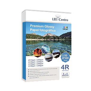 PAPEL FOTO GLOSSY FLYER  115gr 4R 100 HOJAS