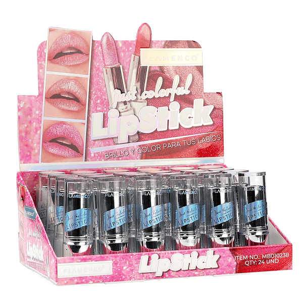 Labial en Barra con Glitter FLAMENCO® 7