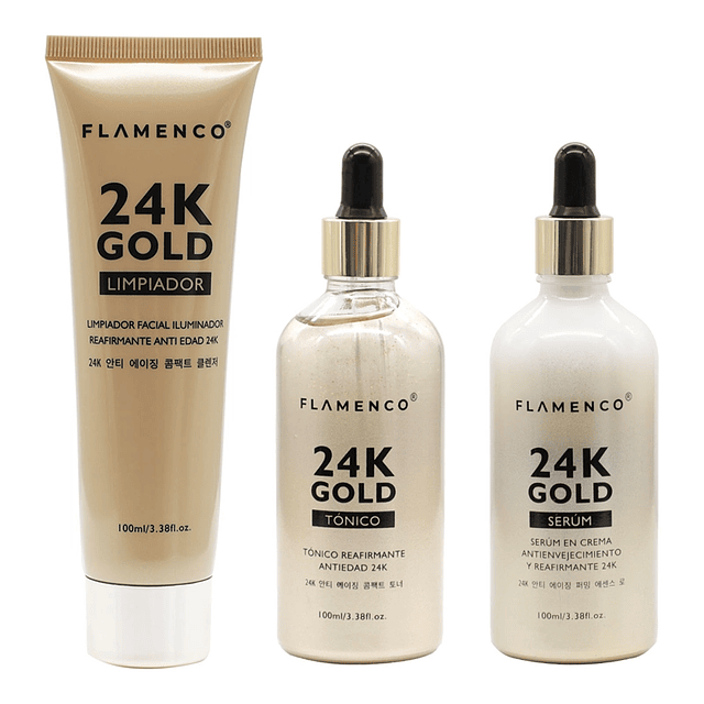 Línea Skin Care 24K Gold