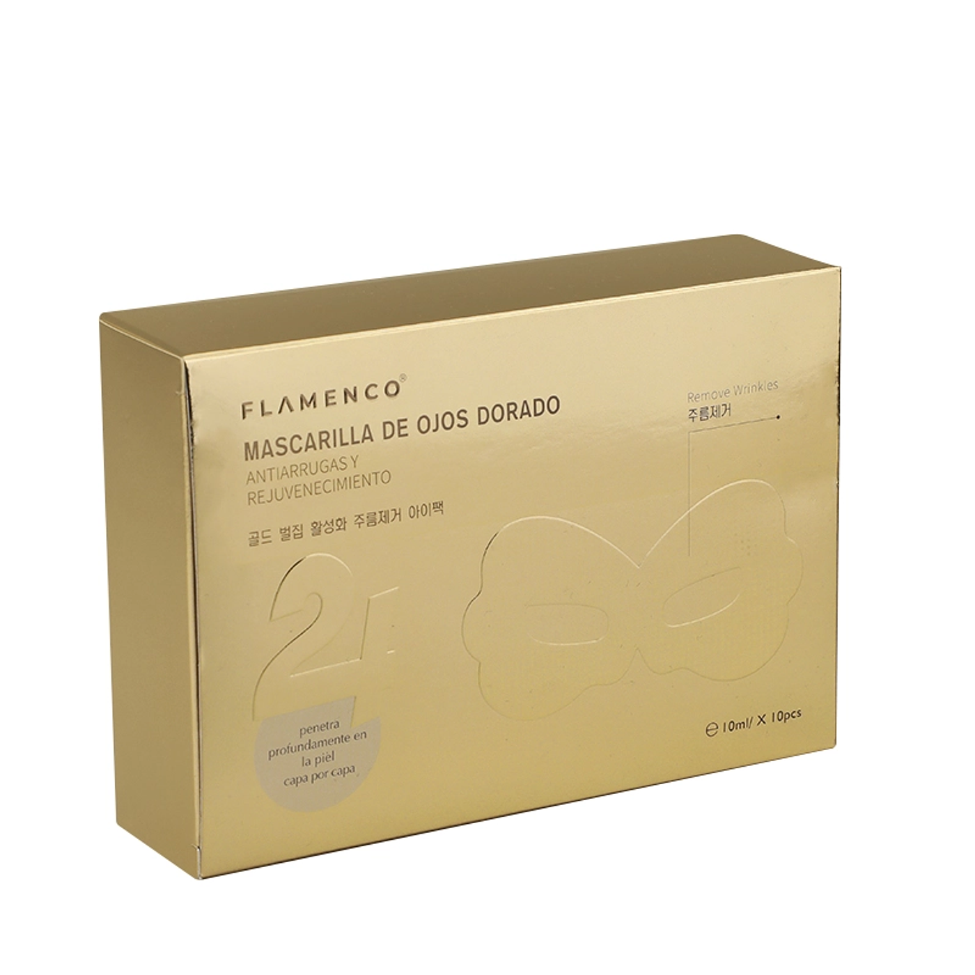 Mascarilla de Ojos Dorado 24