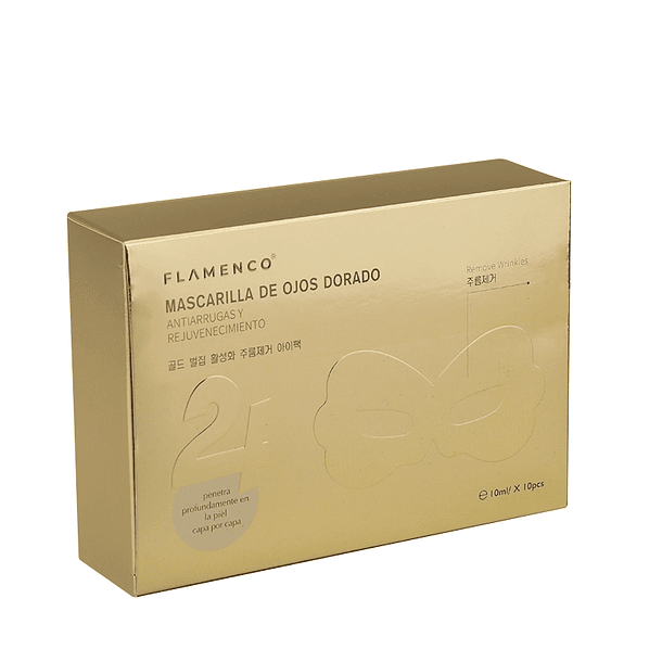 Mascarilla de Ojos Dorado 24 2
