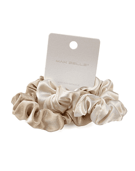 Set de 2 Colets Para Cabellos - Par De Colet Dos Beige