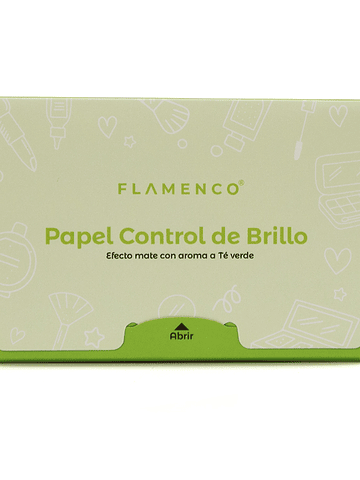 Papel Control Brillo de Té Verde