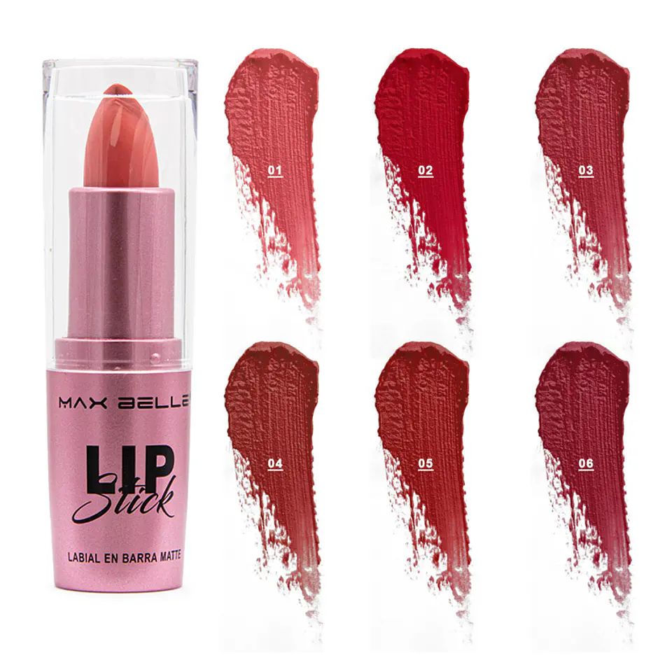 Lip Stick Labial en Barra Mate 3