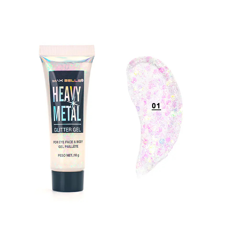 Glitter en Gel Heavy Metal 4