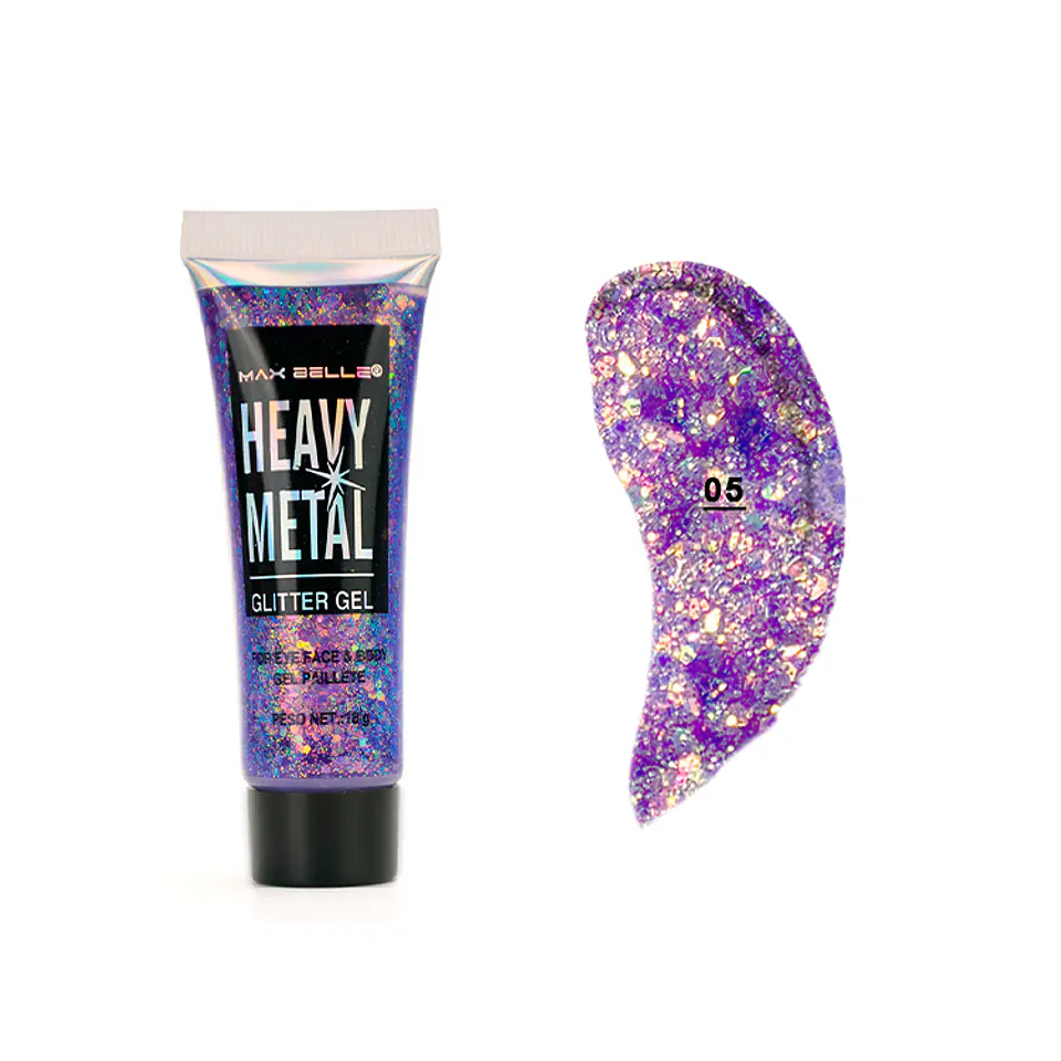 Glitter en Gel Heavy Metal 8