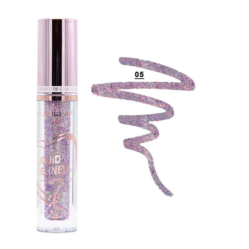 Delineador de Ojos Líquido Glitter 8