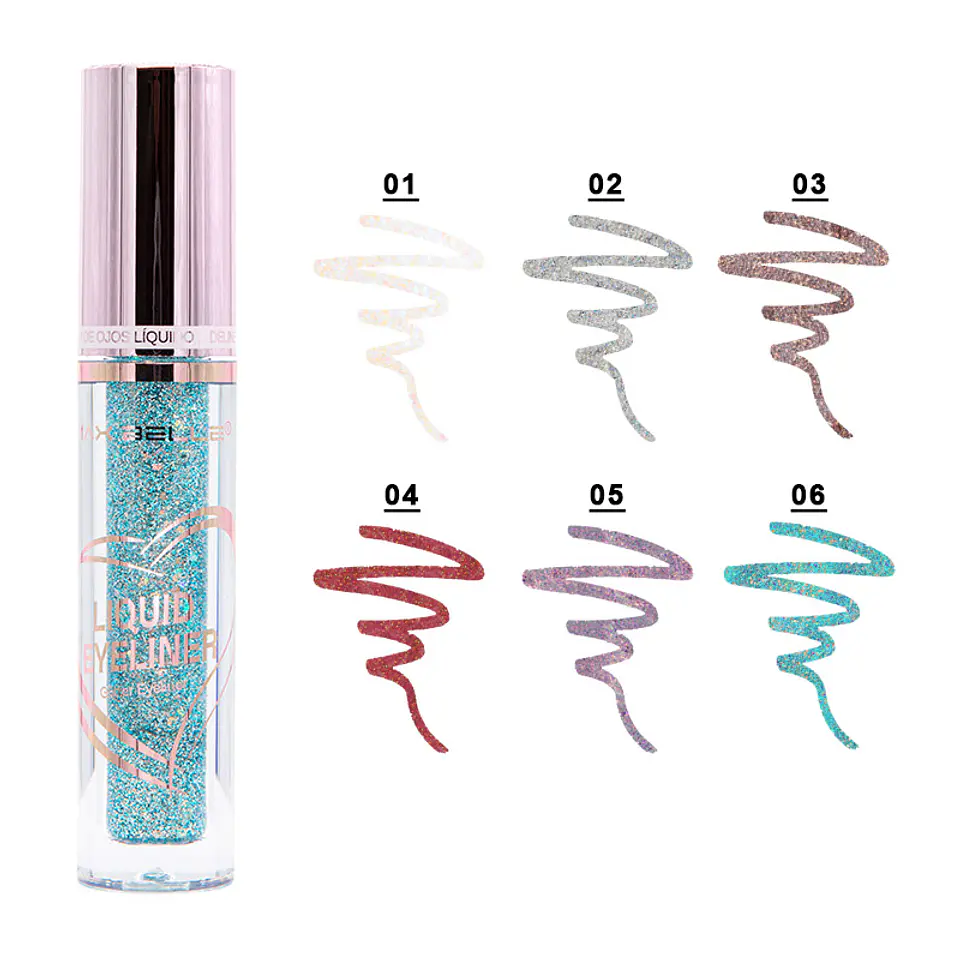 Delineador de Ojos Líquido Glitter 3