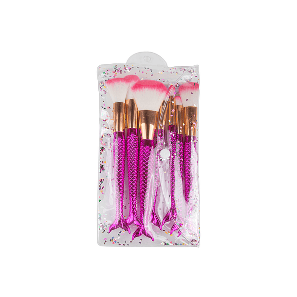 Kit brocha de maquillaje Sirena 4