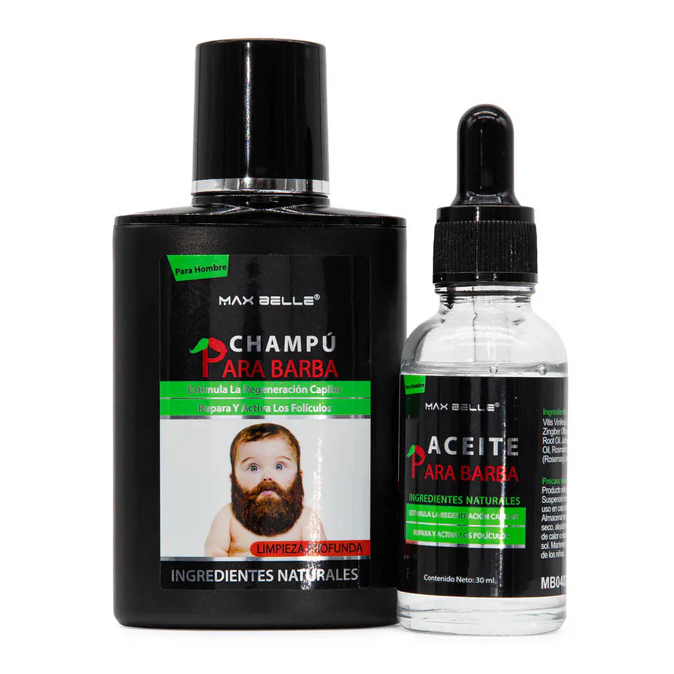 Set Barba Perfecta: Champú + Aceite Nutritivo 1