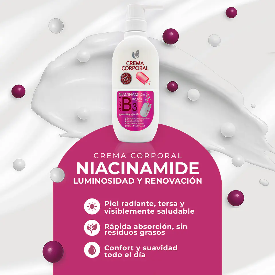 Crema Corporal de Vitamina B3 2