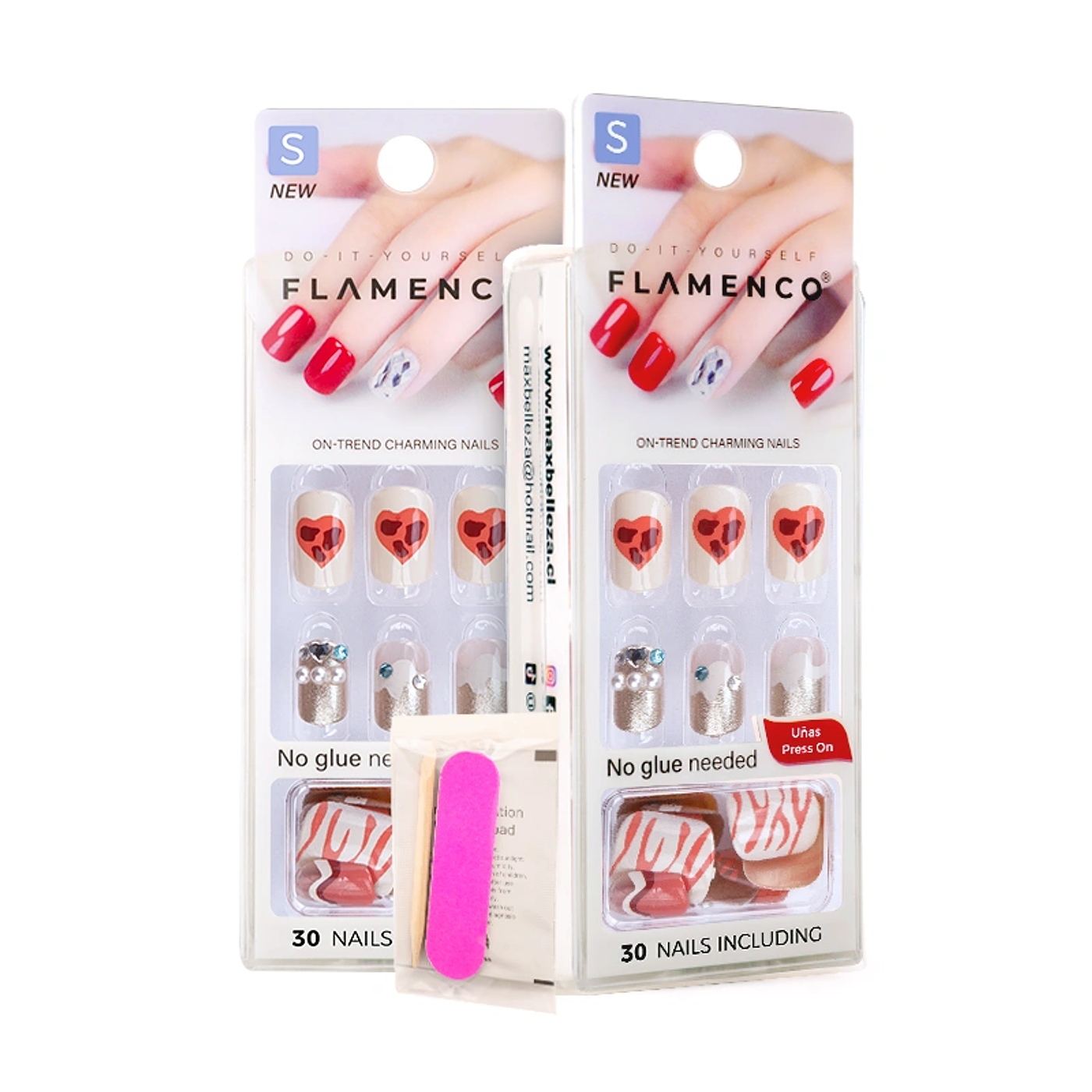 Uñas Press On Cuadradas Cortas Animal Print