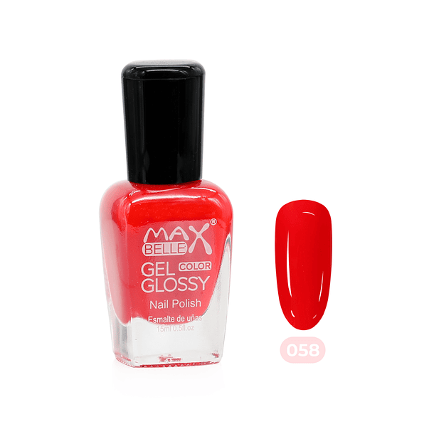 Esmalte de uñas Gel Glossy Color - 058