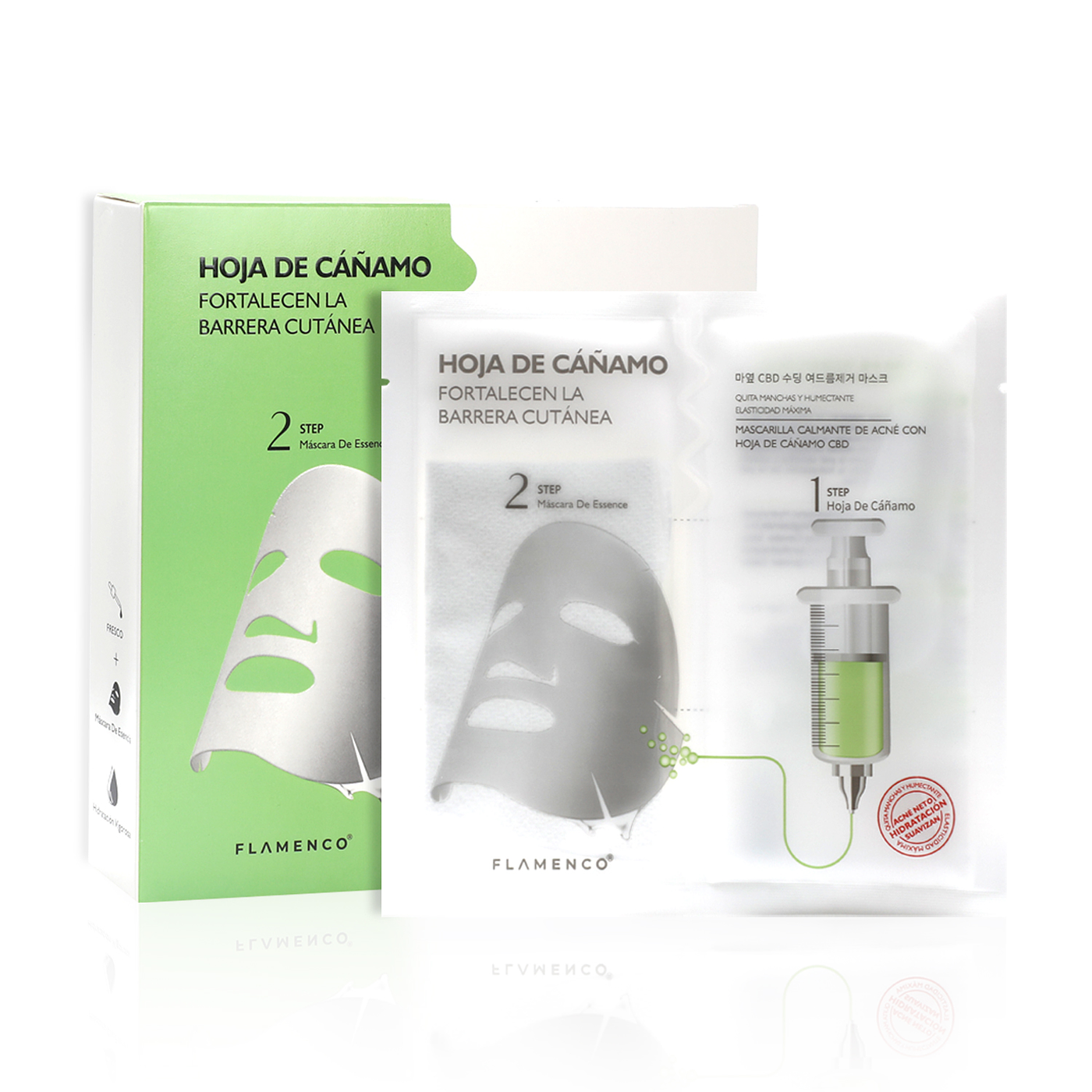 Mascarilla Facial Calmante con Cáñamo