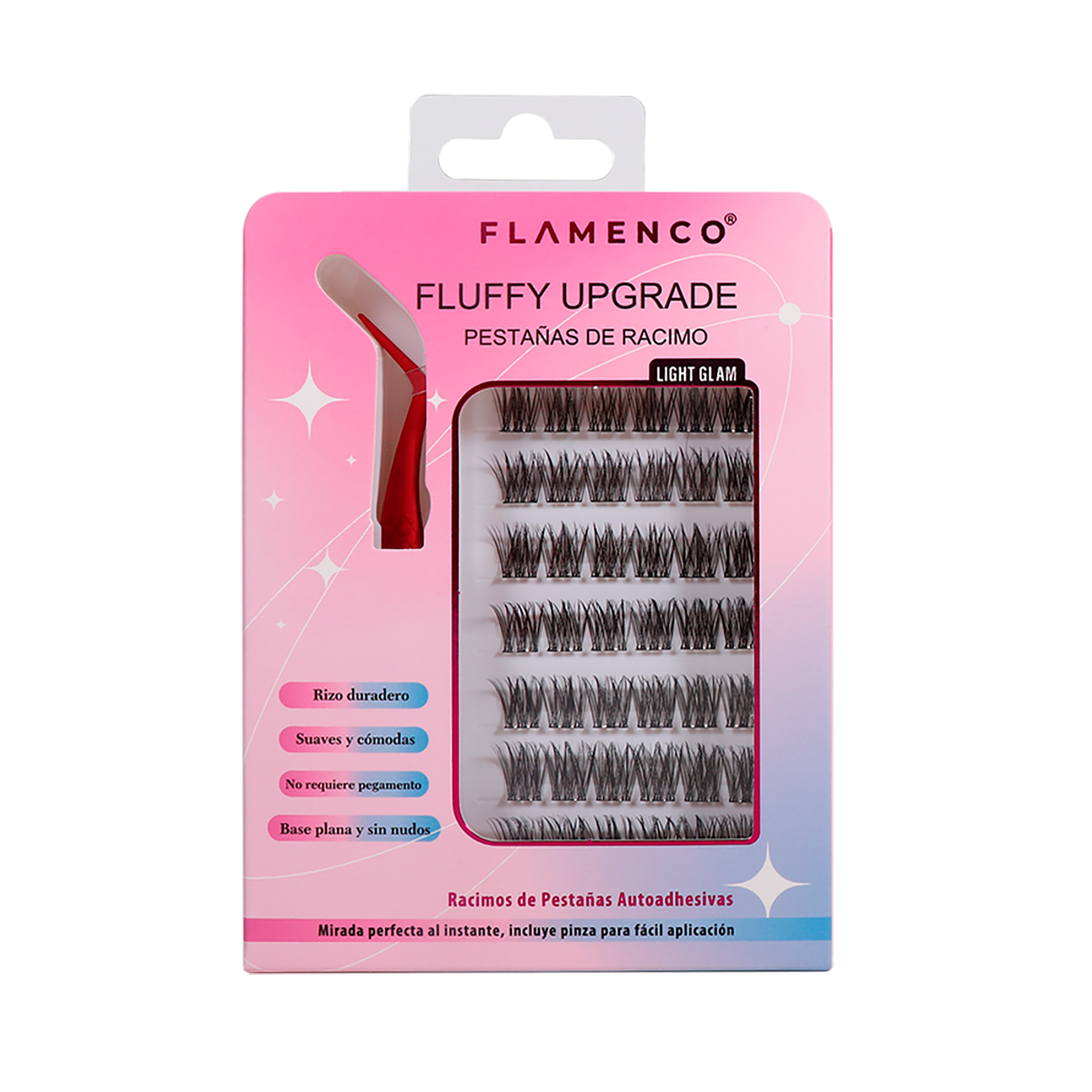 Pestañas de Racimo Fluffy Upgrade 3D Layered Effect