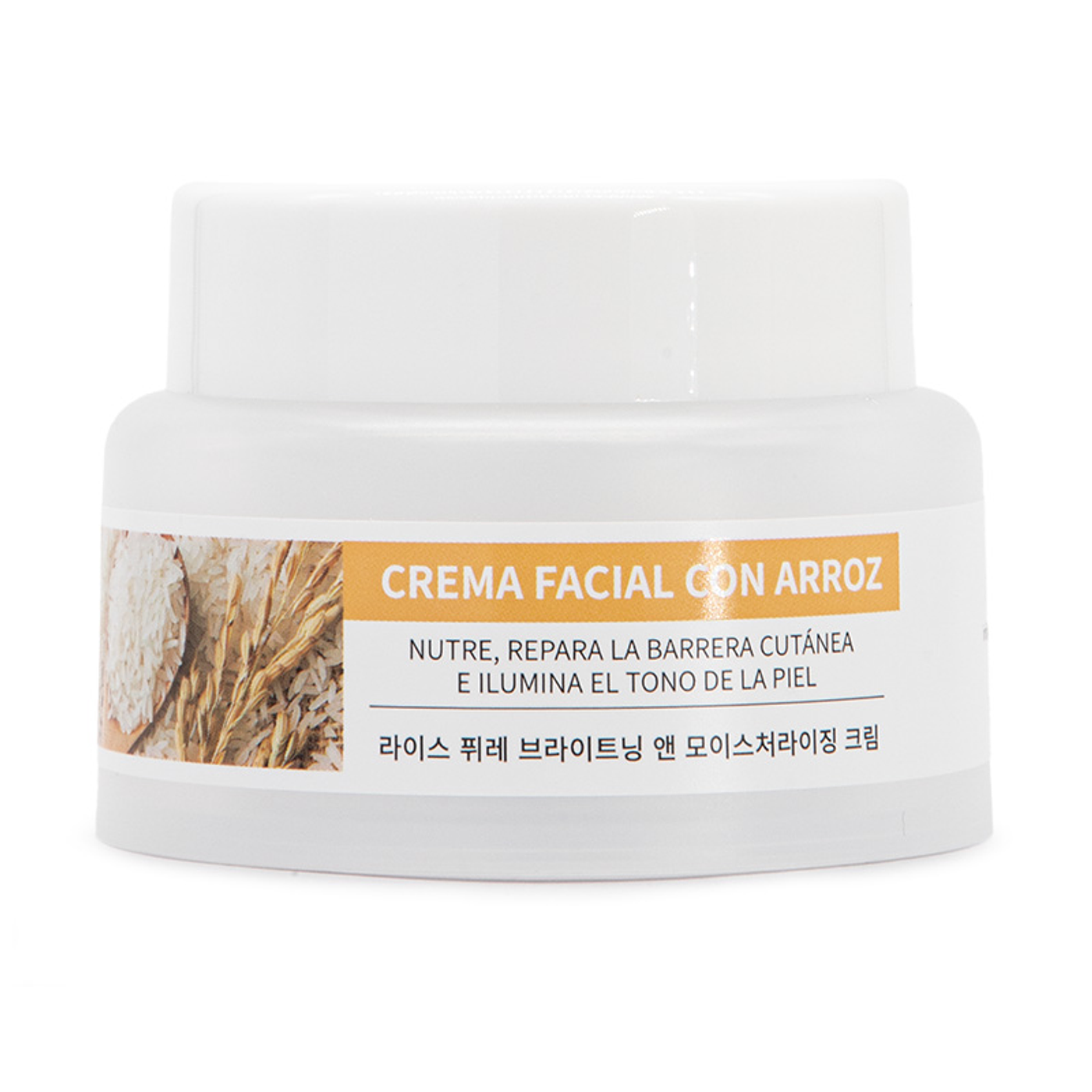 Crema facial con Arroz