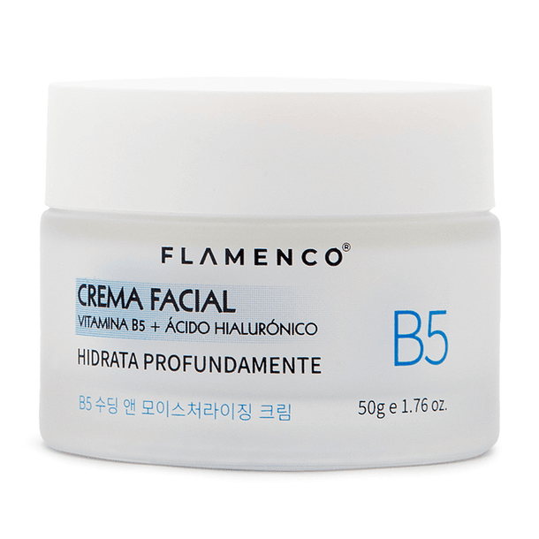 Crema facial Vitamina B5 + Ácido hialurónico 1