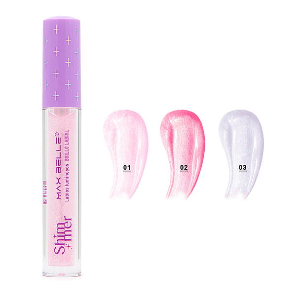 Brillo Labial Glitter Shimmer Glam 3