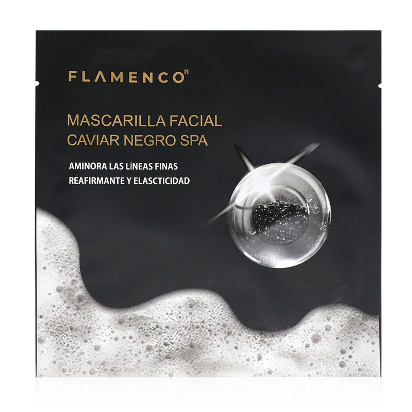Mascarilla Facial Caviar Negro Spa 10 unidades