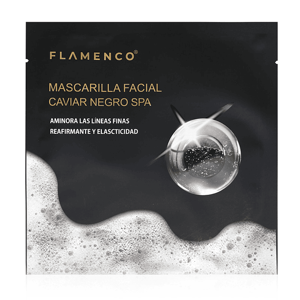 Mascarilla Facial Caviar Negro Spa 10 unidades 2