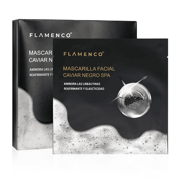 Mascarilla Facial Caviar Negro Spa 10 unidades 1