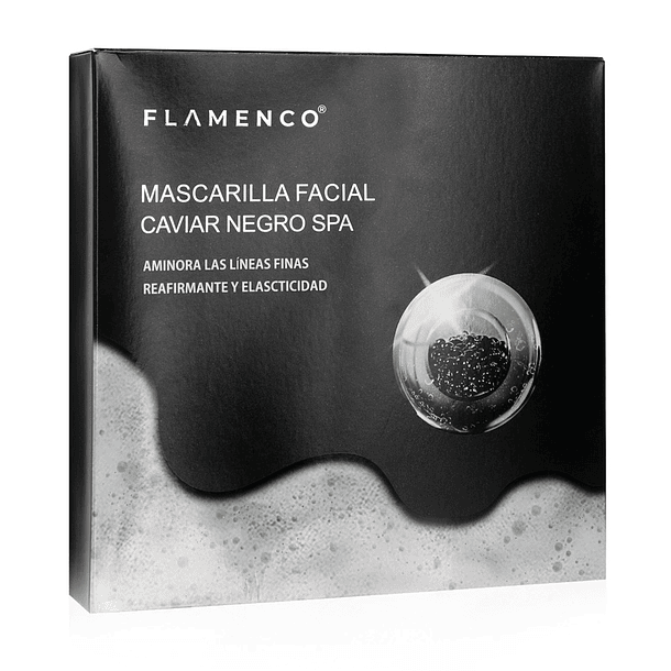 Mascarilla Facial Caviar Negro Spa 10 unidades 3