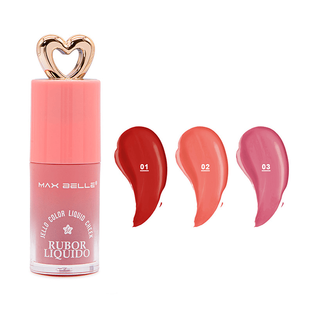 Rubor Líquido Glow Natural Heart 3