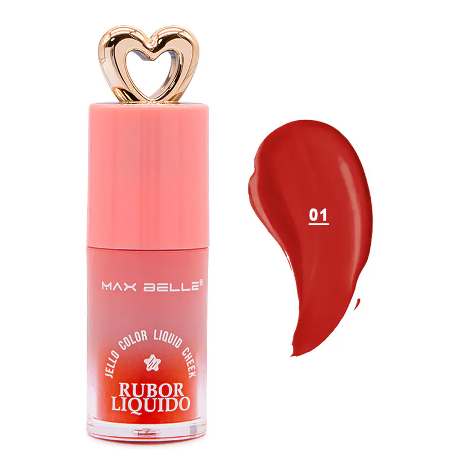 Rubor Líquido Glow Natural Heart 4