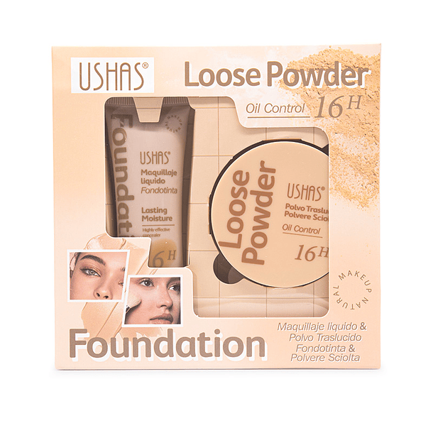 Base + Polvo translúcido Flawless Duo Set 3