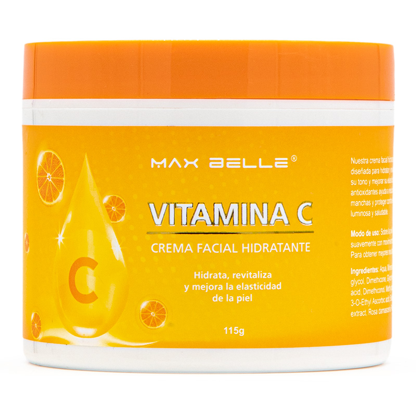 Crema Facial Hidratante Vitamina C MAX BELLE®