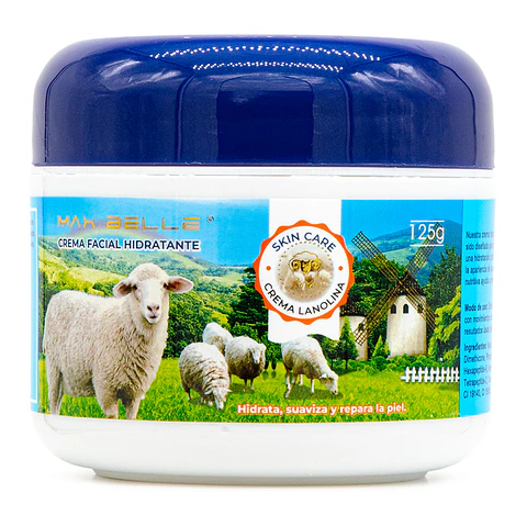 Crema Facial Hidratante de Lanolina