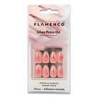 Uñas Press On Almendradas Lazo Romántico 2