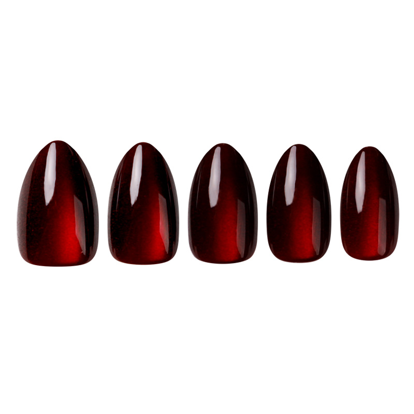 Uñas Press On Almendradas Vino Tinto Clásico