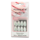 Uñas Press On Almendradas Efecto Aurora Boreal 2