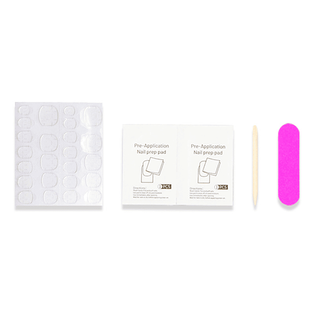 Uñas Press On Cuadradas Rosa Ballet 3