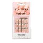 Uñas Press On Cuadradas Holográficas Pastel 2