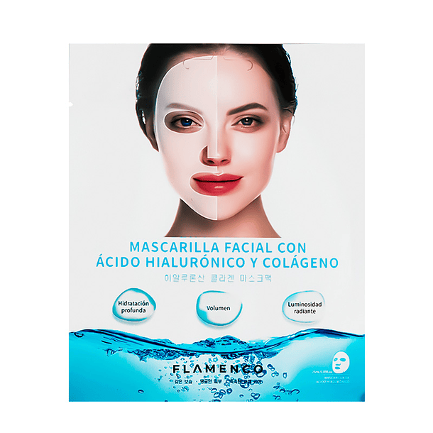 Mascarilla Facial con Ácido Hialurónico y Colágeno | FLAMENCO®