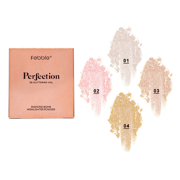 Iluminador / Diamond Bomb Powder Febble® 8