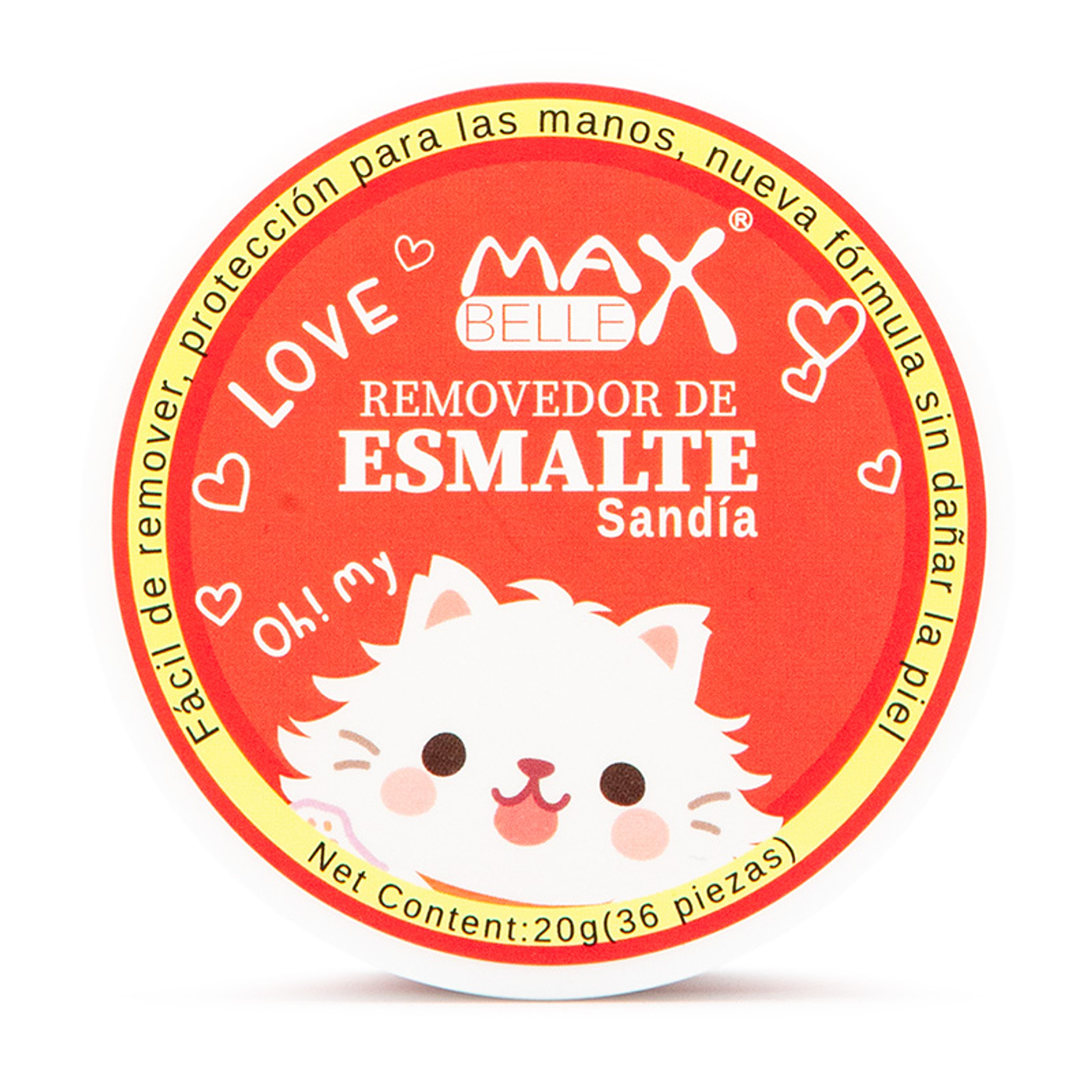 Toallitas Removedoras de Esmalte MAXBELLE®